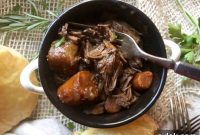 Tender Braised Beef with Golden Flaky Crust