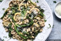 Lemony White Beans with Broccoli Rabe