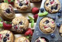 Triple Berry Muffins Gluten Free or Classic