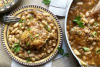 Smoky BBQ Chicken Thighs with Savory Beans