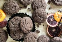 Midnight Chocolate Crinkle Cookies