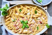 Creamy Five-Cheese Tomato Penne