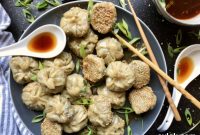 Signature Mushroom Dumplings with Homemade Sauce