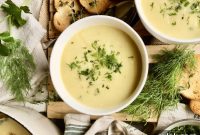 Cheesy Potato and Leek Soup