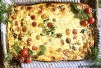 Golden Greek Frittata Bake