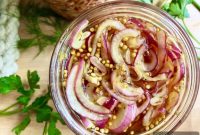 Zesty Sweet Pickled Onions