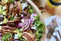 Grilled Pear Chicory Salad