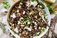 Herbed Barley Salad with Buttery Mushrooms
