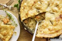 Hearty Skillet Chicken and Root Vegetable Potpie