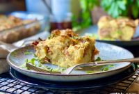 Hearty Savory Breakfast Bread Pudding
