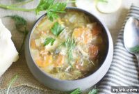 Wholesome Chicken Garden Soup
