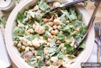 Warm Roasted Cauliflower Salad with Creamy Tahini