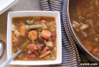Hearty Keto Beef and Garden Soup