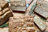 Aromatic Rosemary and Thyme Almond Loaf