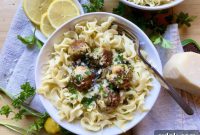 Zesty Chicken Piccata Meatballs