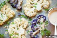Thai Peanut Roasted Cauliflower Steaks
