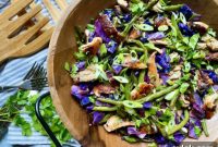 Crispy Sesame Chicken and Cabbage Salad