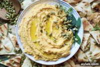Roasted Garlic and Rosemary Pumpkin Hummus