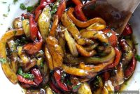 Zesty Marinated Roasted Peppers