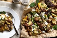 Crispy Smashed Potatoes with Tangy Lemon and Creamy Feta