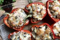 Green & Grain Stuffed Peppers
