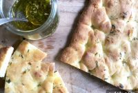 Low-Carb Focaccia with Delightful Dipping Sauce