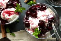 Balanced Cherry and Red Wine Sundae