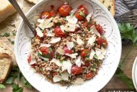toasted couscous and roasted tomato salad