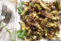 Caramelized Balsamic Brussels Sprouts with Crispy Bacon