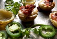Loaded Chorizo Queso Potato Skins
