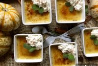 Spiced Pumpkin Creme Brulee