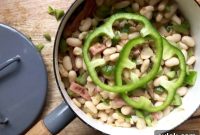 Smoky BBQ White Beans with Roasted Peppers