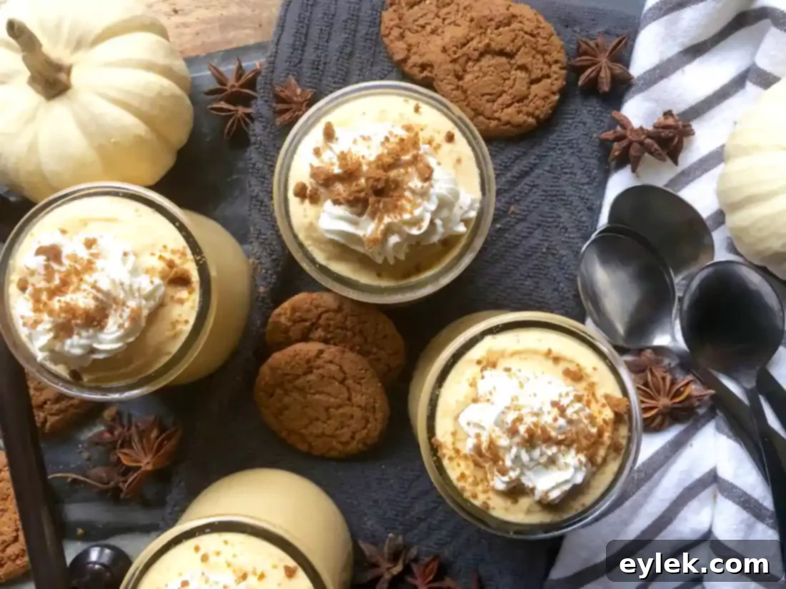 pumpkin spice mousse