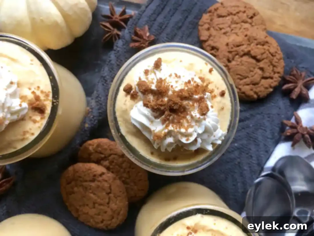 pumpkin spice mousse