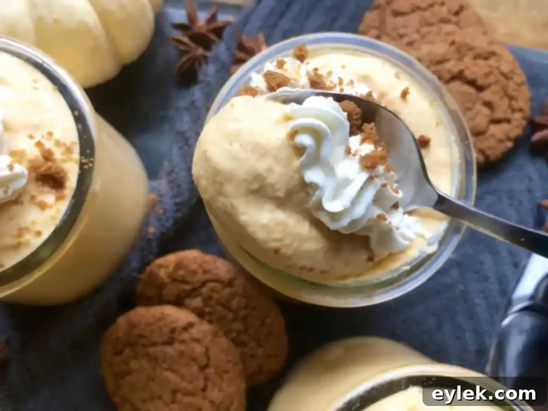 pumpkin spice mousse