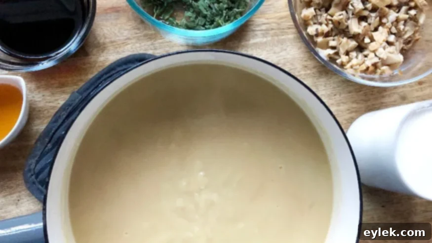 vegetarian mushroom herb gravy