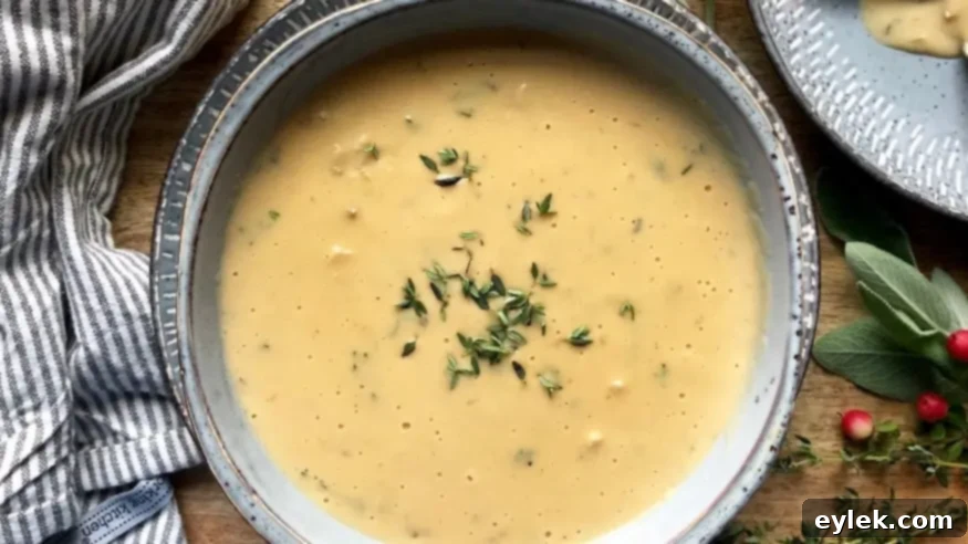 vegetarian mushroom herb gravy