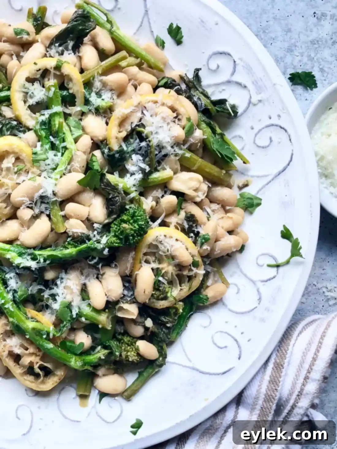 White Beans with Broccoli Rabe & Lemon