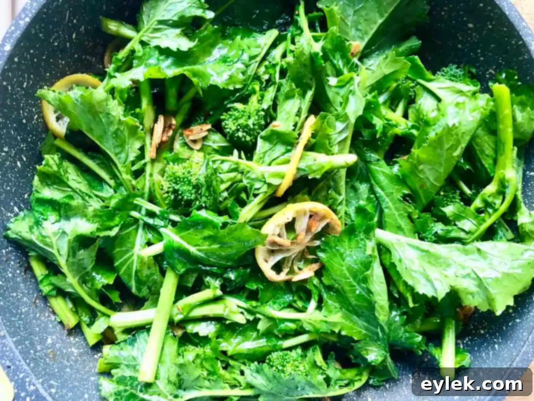 white beans with broccoli rabe & lemon