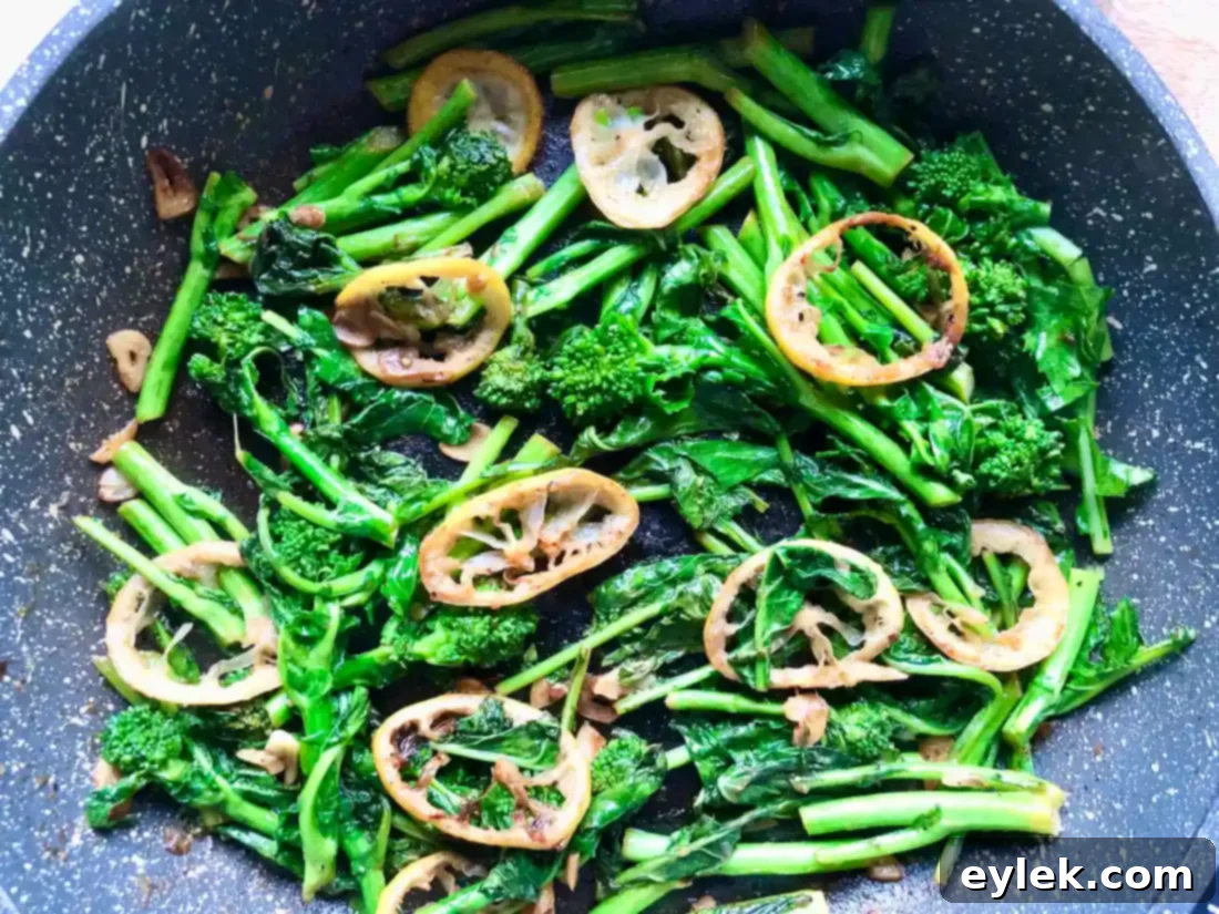 white beans with broccoli rabe & lemon