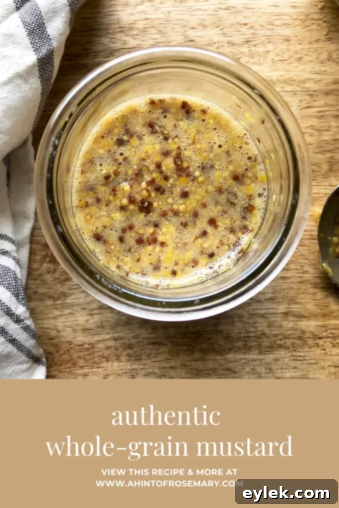 authentic whole-grain mustard