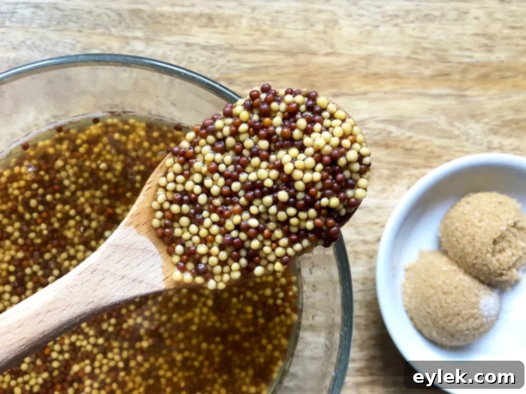 authentic whole-grain mustard