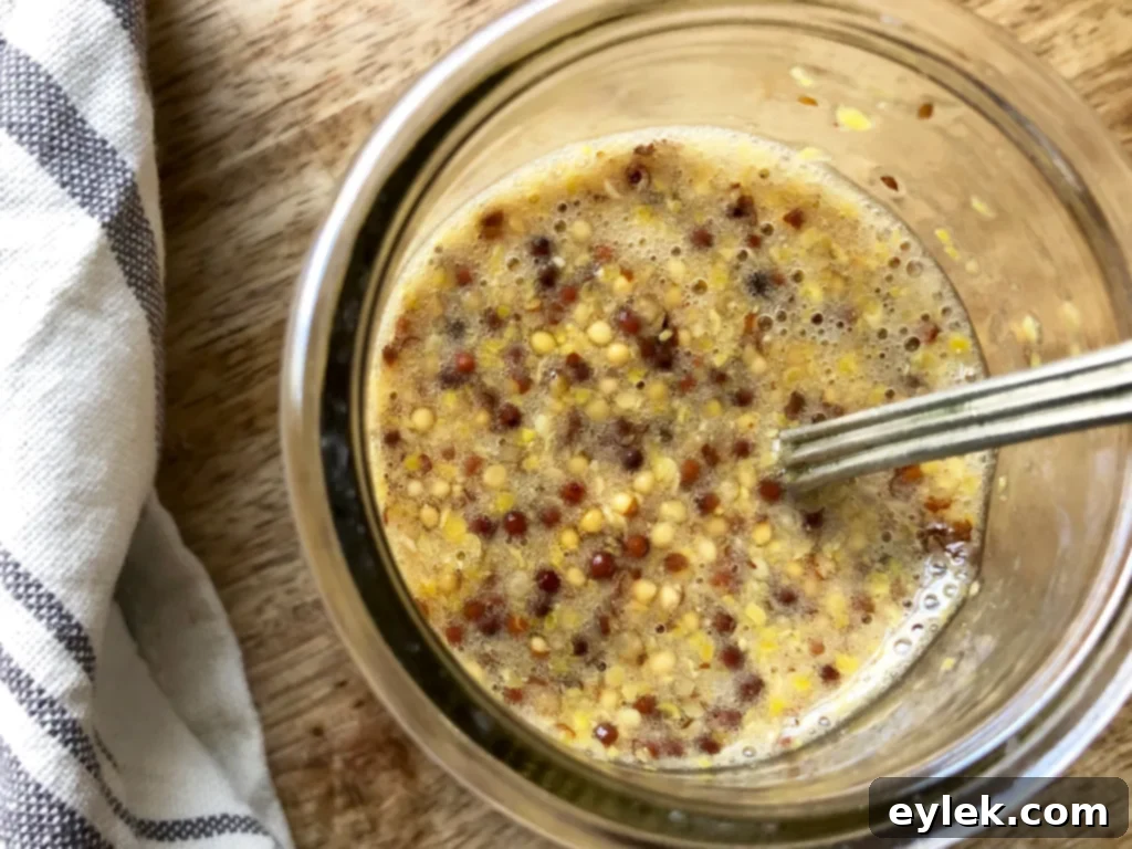 authentic whole-grain mustard