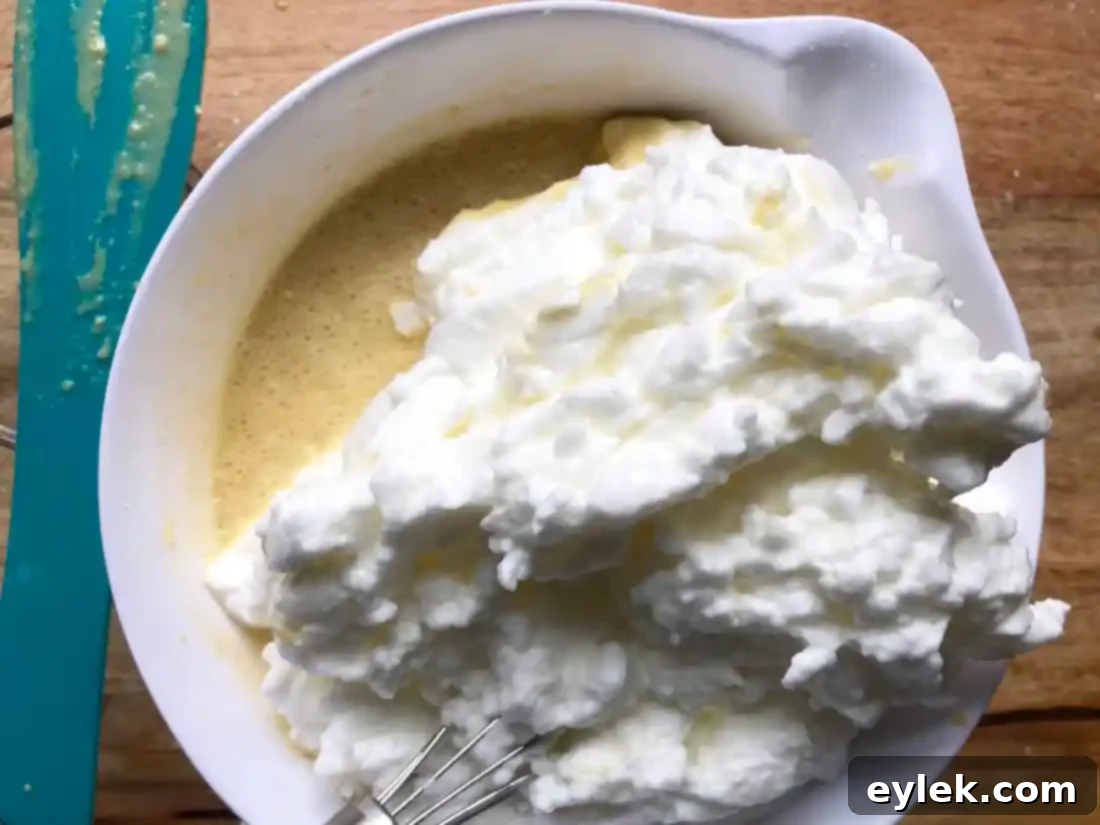Gluten-Free (Or Not) Classic Belgian Waffles: Batter with visible pebbled texture.