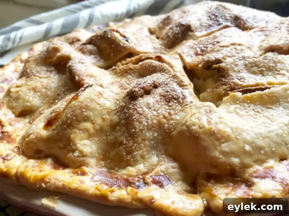 A slice of warm Ina Garten's Deep Dish Apple Pie