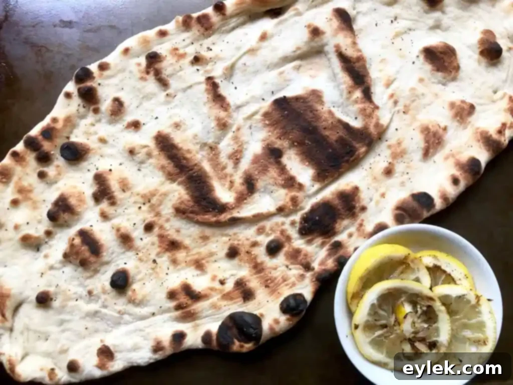grilled flatbread with artichokes & ricotta