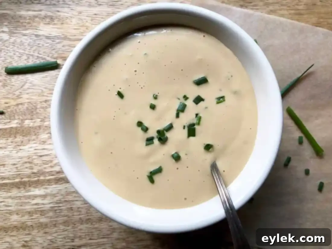 A bowl of mixed pub burger sauce