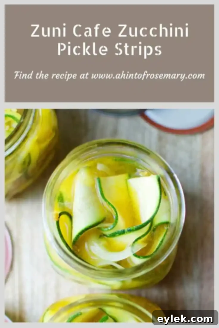 12 Inspired Recipes to Make the Most of Your Zucchini Bounty 3 Zuni Café Zucchini Pickle Strips