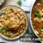 Smoky BBQ Chicken Thighs with Savory Beans 17 chicken thighs with barbecue beans