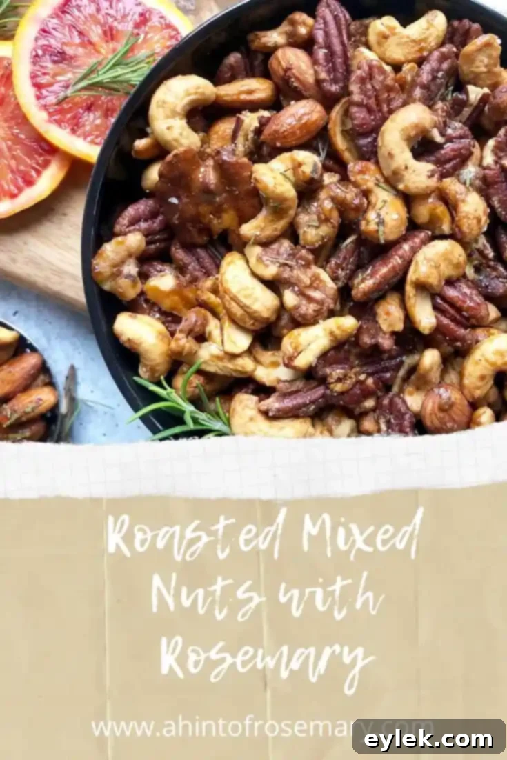 Roasted Mixed Nuts with Rosemary